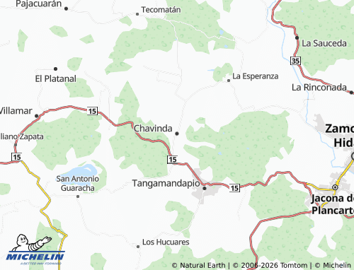 MICHELIN San Jerónimo map - ViaMichelin