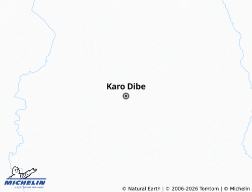 MICHELIN Karo Dibe map - ViaMichelin