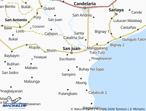 MICHELIN Mabalanoy map - ViaMichelin