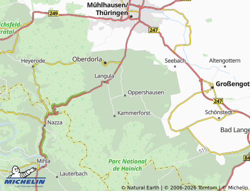 MICHELIN Oppershausen map - ViaMichelin