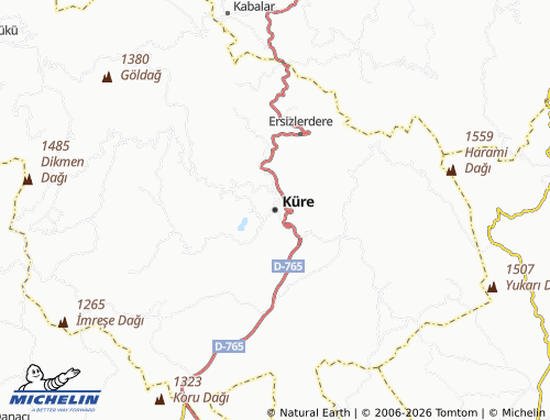 Mappa MICHELIN Küre - ViaMichelin