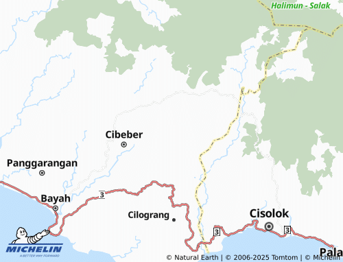 MICHELIN Mekarsari map - ViaMichelin