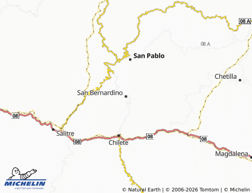 Mapa MICHELIN San Bernardino - ViaMichelin