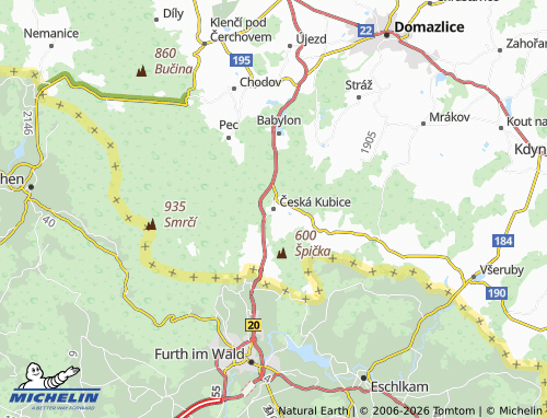 Mappa MICHELIN Česká Kubice - ViaMichelin