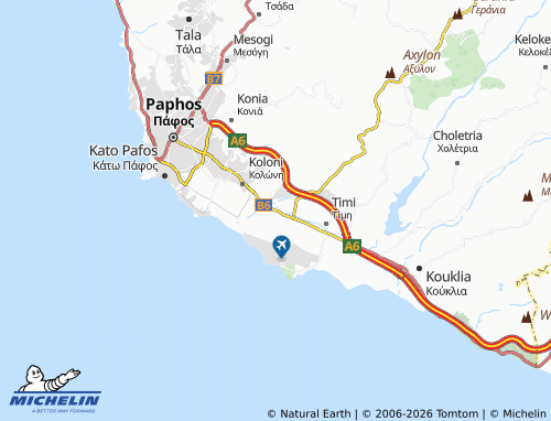 MICHELIN Acheleia map - ViaMichelin
