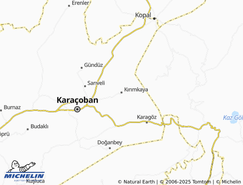 Carte MICHELIN Kırımkaya - ViaMichelin