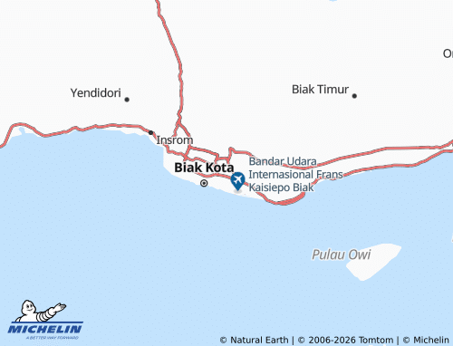 MICHELIN Karang Mulia map - ViaMichelin