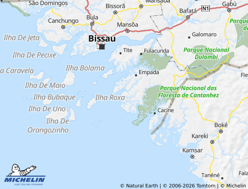 Mappa MICHELIN Catió - ViaMichelin