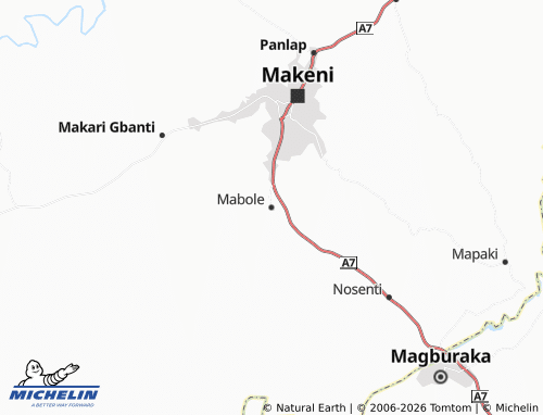 Mappa MICHELIN Mabole - ViaMichelin