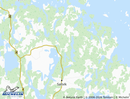 Mappa MICHELIN Åsgårda - ViaMichelin