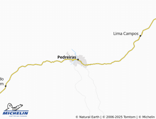 MICHELIN Pedreiras map - ViaMichelin