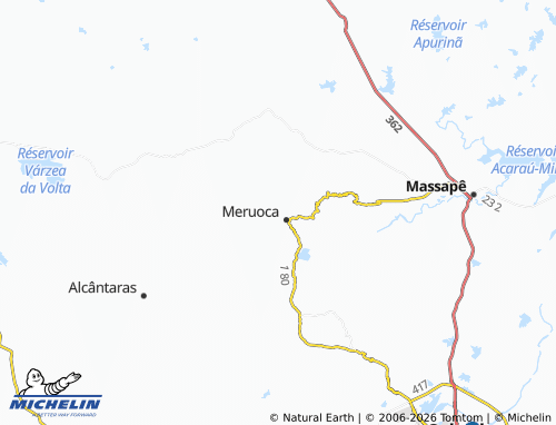 Kaart MICHELIN Coronel Bezerril - ViaMichelin