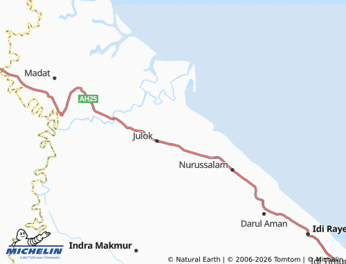 Mappa MICHELIN Blang Uyok - ViaMichelin