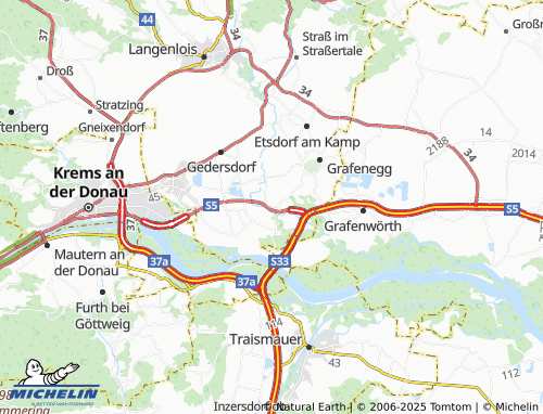 Carte MICHELIN Grunddorf - ViaMichelin