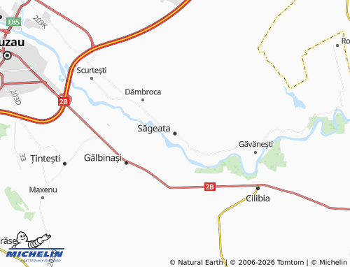 Mappa MICHELIN Săgeata - ViaMichelin