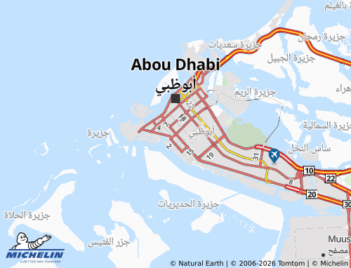Carte MICHELIN al-Bateen 75 - ViaMichelin