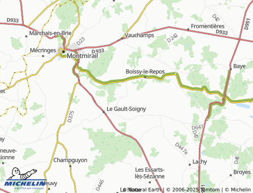 MICHELIN-Landkarte Soigny - ViaMichelin