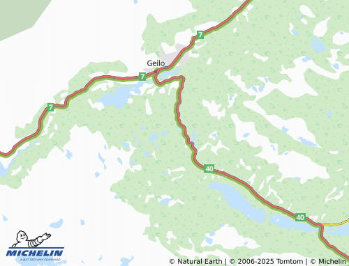 Carte MICHELIN Geilotjørne - ViaMichelin