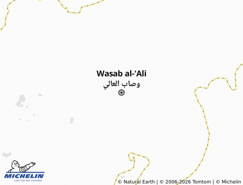 MICHELIN-Landkarte Wasab al-'Ali - ViaMichelin