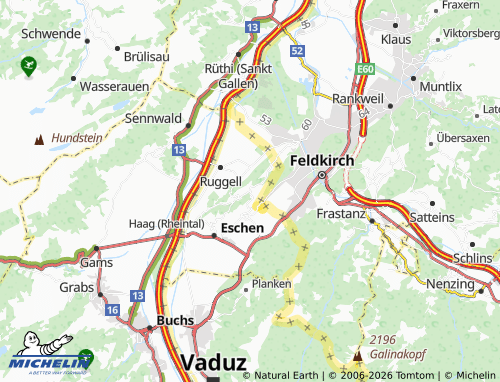 Kaart MICHELIN Schellenberg - ViaMichelin