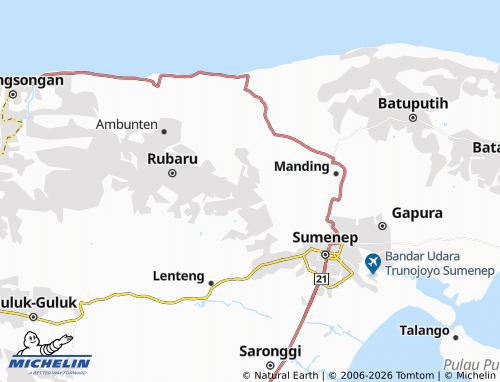 MICHELIN-Landkarte Bana Sare - ViaMichelin