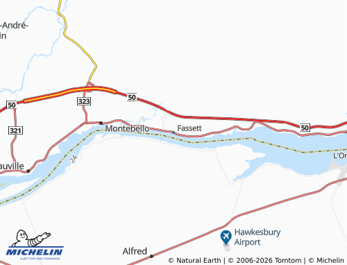 Mappa MICHELIN Fassett - ViaMichelin
