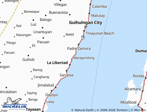 MICHELIN Martilo map - ViaMichelin