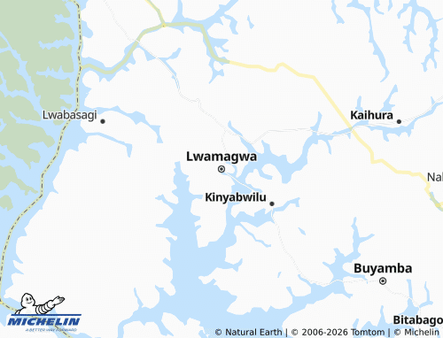 MICHELIN Lwamagwa map - ViaMichelin