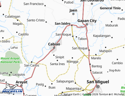 MICHELIN San Fernando Sur map - ViaMichelin
