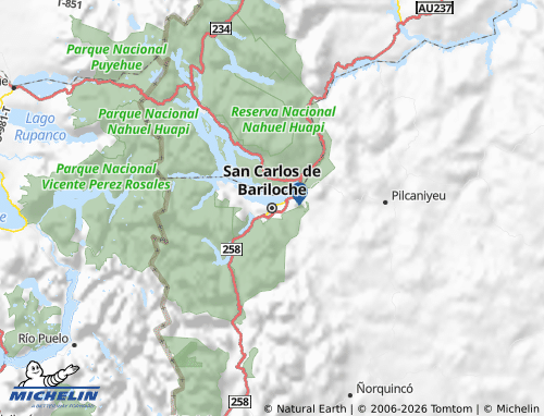 MICHELIN Bariloche map - ViaMichelin