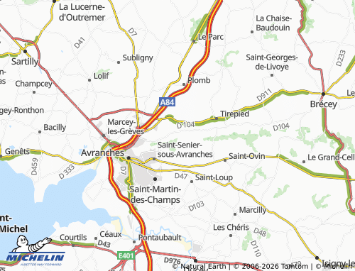 MICHELIN Saint-Brice map - ViaMichelin