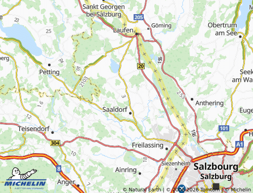 Mapa MICHELIN Berchtolding - ViaMichelin