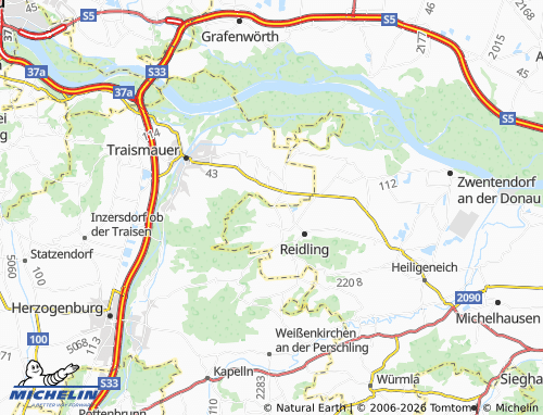 MICHELIN Ahrenberg map - ViaMichelin