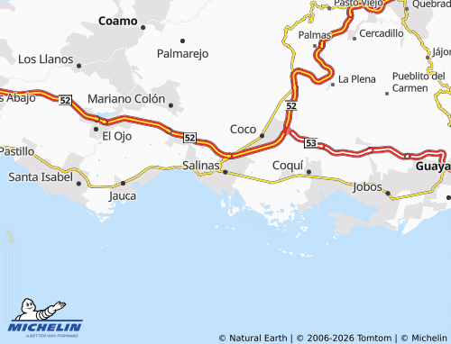MICHELIN Salinas map - ViaMichelin