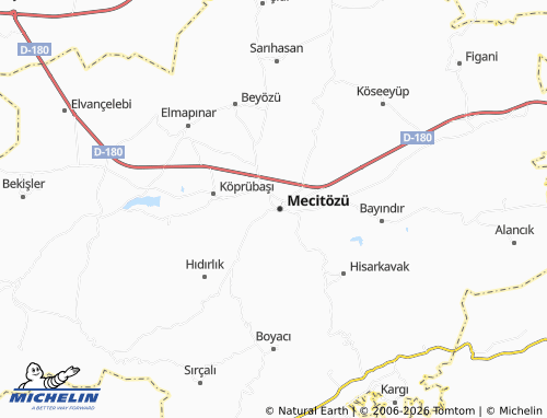Mappa MICHELIN Sarıdede - ViaMichelin