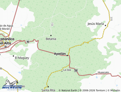 Mappa MICHELIN San Ignacio, La Cañada de San Ignacio - ViaMichelin