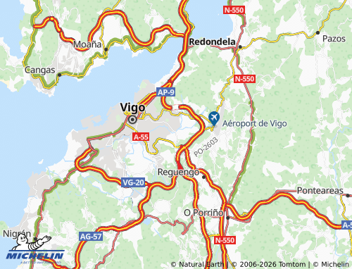 Carte MICHELIN A Ponte - ViaMichelin