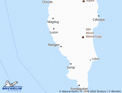 MICHELIN Nangan map - ViaMichelin