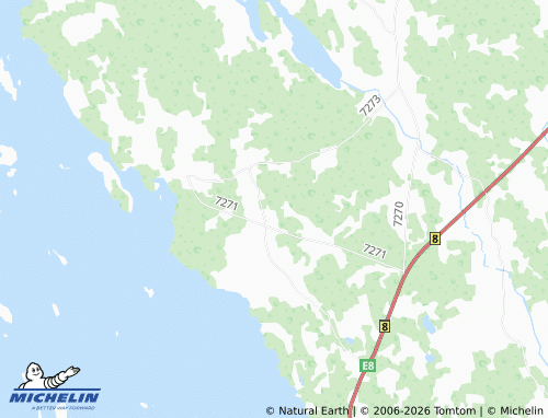 MICHELIN Söderändan map - ViaMichelin