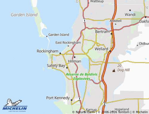 Mapa MICHELIN Hillman - ViaMichelin