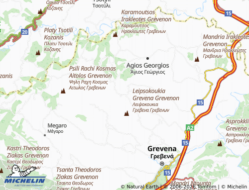Carte MICHELIN Amygdalies - ViaMichelin