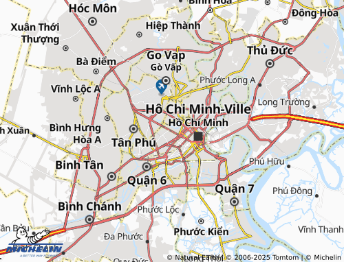 MICHELIN Phường 10 map - ViaMichelin