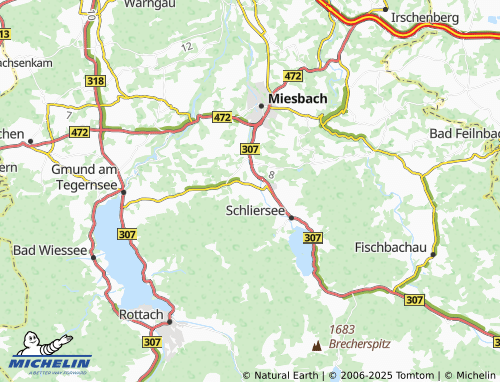 MICHELIN-Landkarte Rain - ViaMichelin