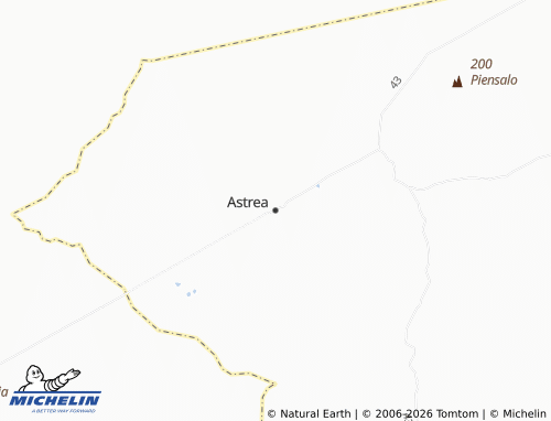 Mapa MICHELIN Astrea - ViaMichelin