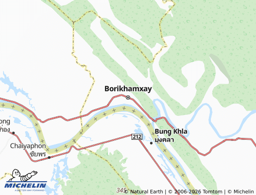 Carte MICHELIN Borikhamxay - ViaMichelin