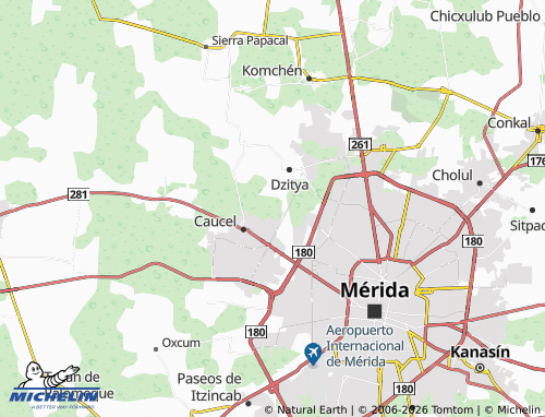 MICHELIN-Landkarte Gran Santa Fe Norte - ViaMichelin