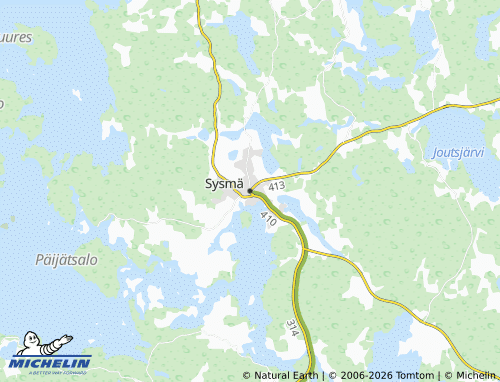 Carte MICHELIN Sysmä - ViaMichelin