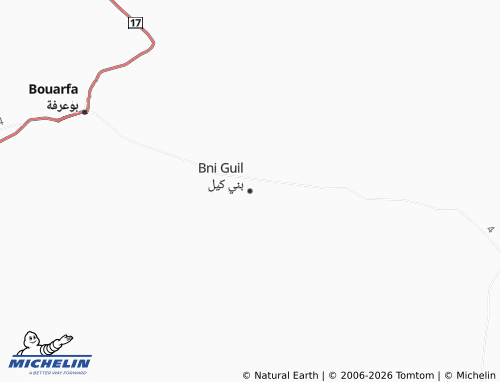 MICHELIN Bani Keel map - ViaMichelin