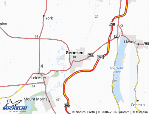 Mapa MICHELIN Geneseo - ViaMichelin