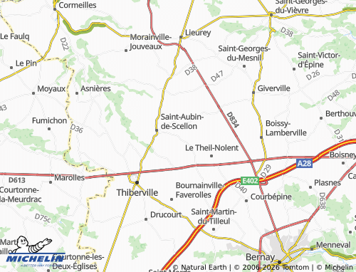 MICHELIN La Charterie map - ViaMichelin
